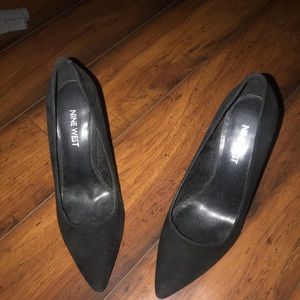 Nine West black heels
